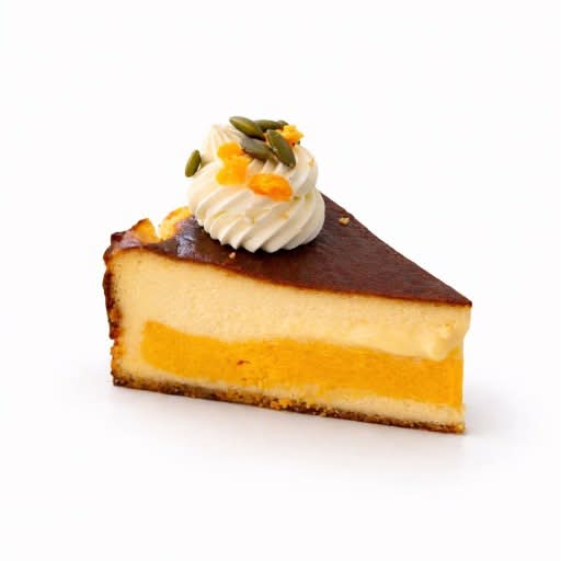 Salted Egg Yolk Basque Cheesecake 咸蛋黄巴斯克